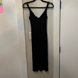 Black Bodycon Tank Dress, Wilfred Free by Aritzia, Size XS